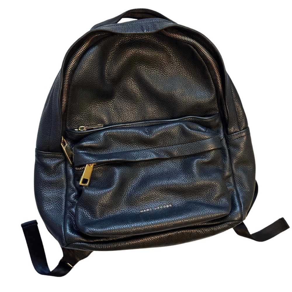 Marc Jacobs Soft Slouchy Pebble Leather Backpack, Gently Used Full Size Bag